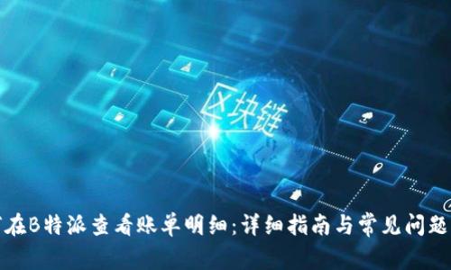如何在B特派查看账单明细：详细指南与常见问题解答