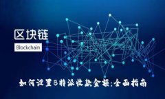 如何设置B特派收款金额：